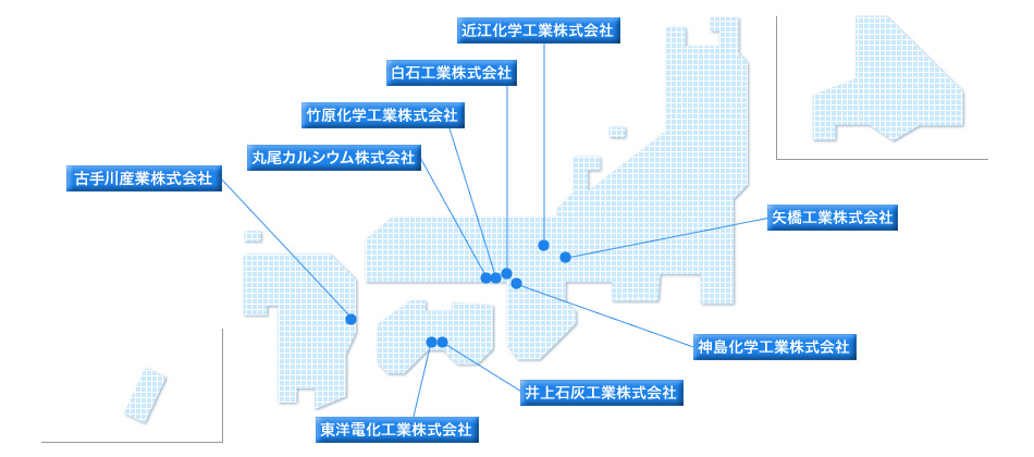 組合員所在地：地図